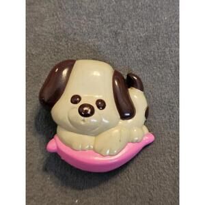 Vintage 1974 Avon Puppy Love Pin Pal Fragrance Glace Brooch